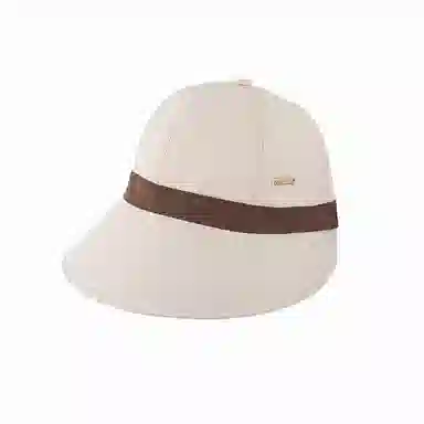 北极绒 潮流拼色遮阳防晒透气可挂口罩可折叠显脸小户外出游必备 聚酯纤维 鸭舌帽 男女同款情侣款