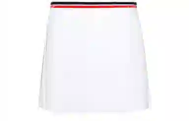 Miu Miu Pleated Skirt White