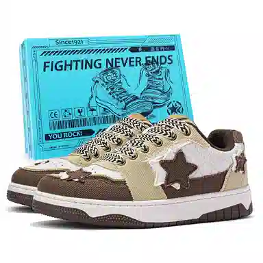 双星八特 帆布拼接舒适透气运动经典百搭 防滑减震耐磨透气 低帮 板鞋 男女同款