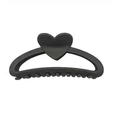 简应舒 百搭爱心缕空 亚克力 发夹 男女同款情侣款