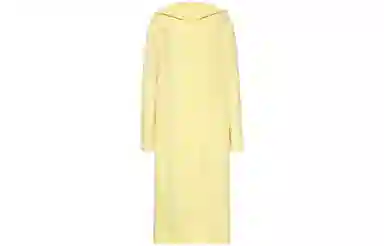 美洋 纯色连帽长袖连衣裙