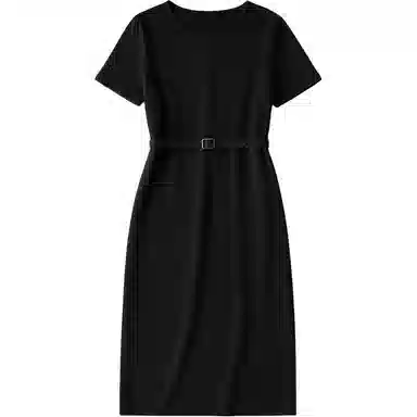 潞优野 时尚舒适百搭短袖连衣裙 女款