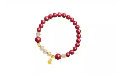 周六福 银葫芦#好运小众气质 朱砂 手串 女款