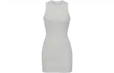 SKIMS Cotton Rib Tank Dress Light Heather Grey