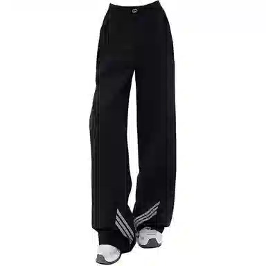 么宁 高腰宽松长裤工装裤 女款