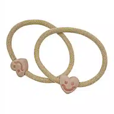 简应舒 加粗爱心 亚克力 发圈 男女同款情侣款