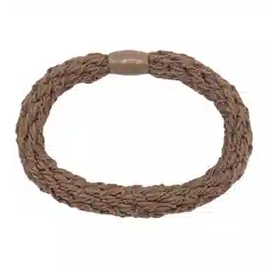 简应舒 耐用串珠花样编织 棉麻 发圈 男女同款情侣款