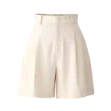 娅丽达 纯色简约通勤时尚休闲短裤 女款