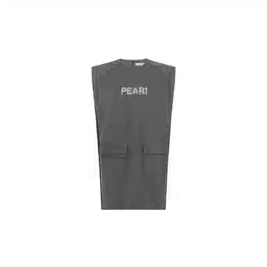 美洋 盖朵背心裙 玉米格肌理|字母口袋插肩袖圆领无袖连衣裙 女款