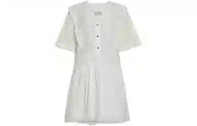 COACH V-Neck Button Dress