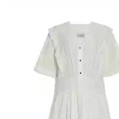 COACH V-Neck Button Dress