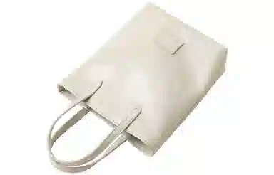 妙迪 百搭精致日常休闲时尚简约轻便出游手机包薯条包小托特 合成革 手提单肩斜挎包 常规 女款 星光白