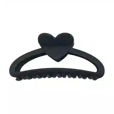 简应舒 百搭爱心缕空 亚克力 发夹 男女同款情侣款