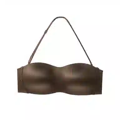 内在密码 挂脖美背抹胸小胸聚拢不空杯无痕无钢圈缎面防走光文胸 女款