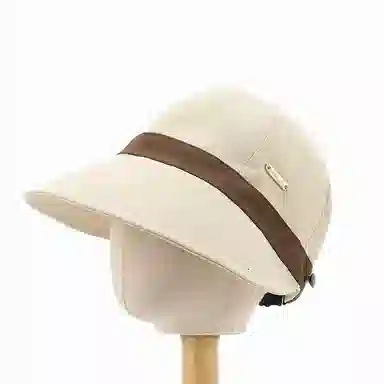 北极绒 潮流拼色遮阳防晒透气可挂口罩可折叠显脸小户外出游必备 聚酯纤维 鸭舌帽 男女同款情侣款