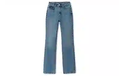 Alexander Wang Loose Straight High Waist Jeans Blue