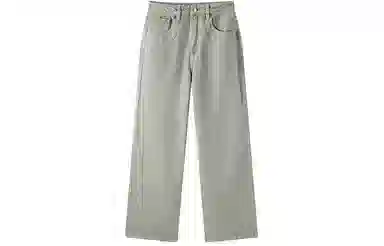 太平鸟 复古直筒牛仔裤 女款