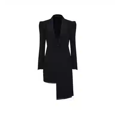 Yohji Yamamoto Irregular Hem Coat