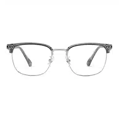 佐川 超轻复古半框眼镜框 斯文文艺学院风近视眼镜 圆脸百搭 可配防蓝光变色 金属 圆形 光学镜架 男女同款情侣款