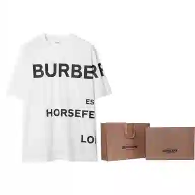 Burberry Logo Print T-Shirt White