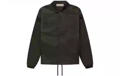 Fear of God Essentials FW22 Kids Coaches Jacket Off Black