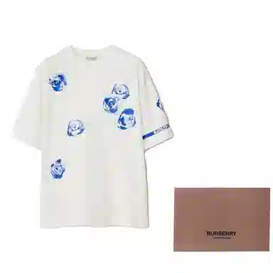 Burberry Rose Cotton T-shirt T