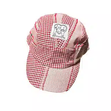 杨同学 爱心平顶帽 聚酯纤维 鸭舌帽 男女同款情侣款