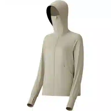 蕉下 宽松插肩连帽纯色防晒服 女款