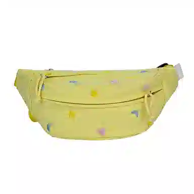 行途 可爱卡通休闲运动斜挎包轻便旅行胸前防水 帆布 帆布包腰包 女款 多色