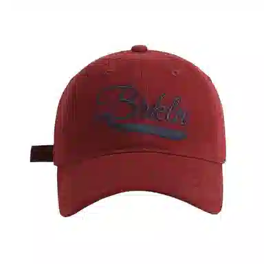 艾佳微 时尚美式复古潮牌字母刺绣宽檐大头围显白显脸小休闲百搭防晒遮脸 棉 鸭舌帽 男女同款情侣款