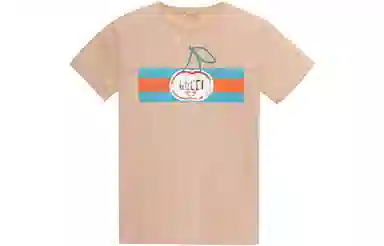GUCCI FW22 Logo T-Shirt Kids Pink