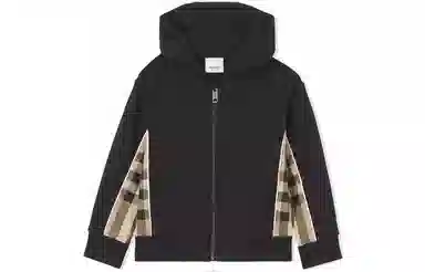 Burberry FW21 Check Hoodie Black