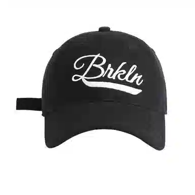 艾佳微 时尚美式复古潮牌字母刺绣宽檐大头围显白显脸小休闲百搭防晒遮脸 棉 鸭舌帽 男女同款情侣款