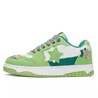 双星八特 帆布拼接舒适透气运动经典百搭 防滑减震耐磨透气 低帮 板鞋 男女同款