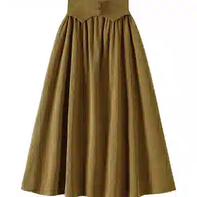 她池 时尚设计感休闲长裙 女款