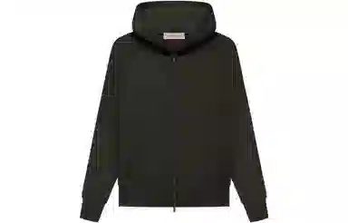 Fear of God Essentials FW22 Kids Fullzip Hoodie Off Black