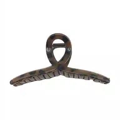 简应舒 豹纹大号 亚克力 发夹 男女同款情侣款