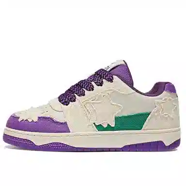 双星八特 帆布拼接舒适透气运动经典百搭 防滑减震耐磨透气 低帮 板鞋 男女同款