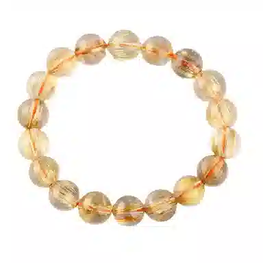 聆听花开 国潮转运珠招财幸运珠好运高级感小众设计 金发晶 手串 男女同款情侣款