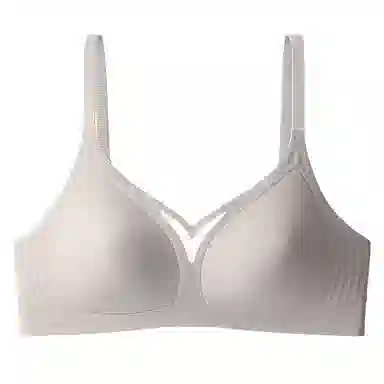 欧迪芬 冰丝聚拢简约纯色美背液态软支撑文胸 女款