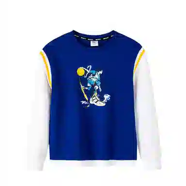 尔克儿童 童装 新款长袖圆领卫衣 男童