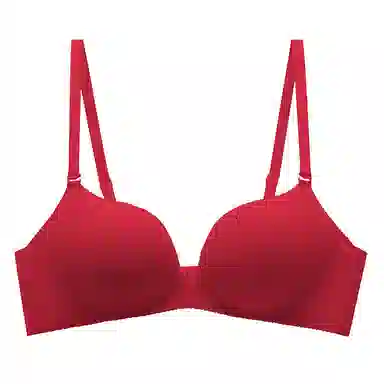 曼妮芬 小胸聚拢无钢圈软支撑裸感提拉简约小波芽文胸 女款