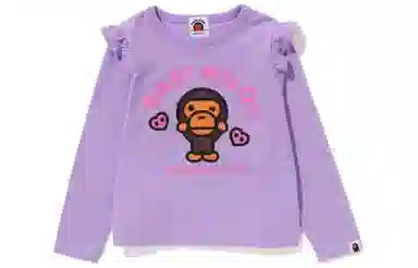 BAPE Kids Logo Long Sleeve T-Shirt