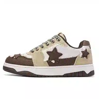 双星八特 帆布拼接舒适透气运动经典百搭 防滑减震耐磨透气 低帮 板鞋 男女同款