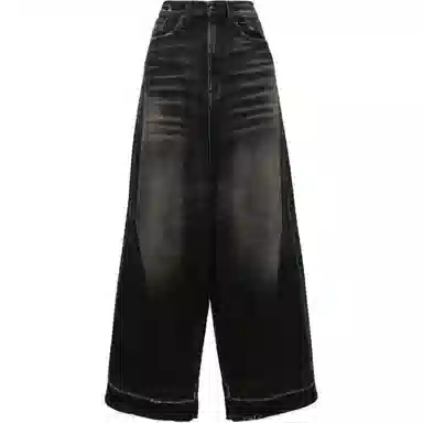 R13 Wide Leg Jeans Black