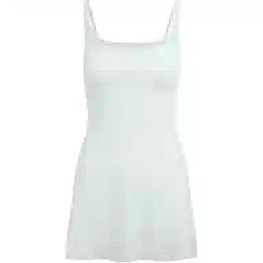 SKIMS SS25 Drop Needle Pointelle Cami Mini Dress Frost