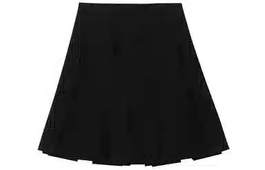 东鲸岁时记 八箱箱褶裙纯色褶皱短款半身裙