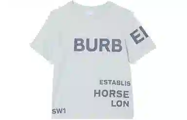 Burberry SS22 Logo T-Shirt Kids Gray