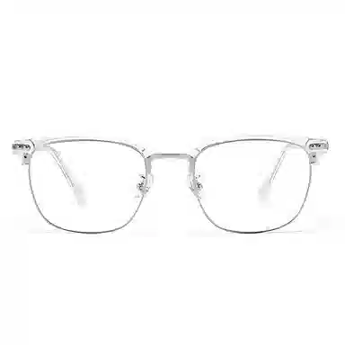 佐川 超轻复古半框眼镜框 斯文文艺学院风近视眼镜 圆脸百搭 可配防蓝光变色 金属 圆形 光学镜架 男女同款情侣款