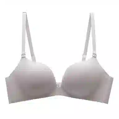 曼妮芬 小胸聚拢无钢圈软支撑裸感提拉简约小波芽文胸 女款